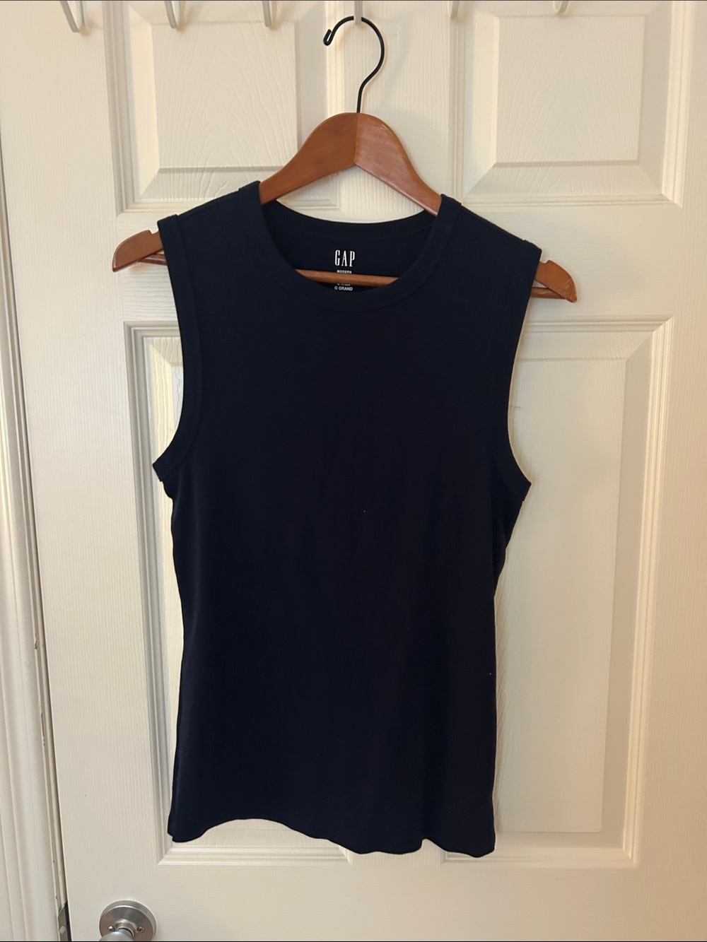 GAP Navy Sleeveless Crew Neck Tank